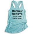 thumbnail image 1 of Hooray Sports Do The Thing Win The Points Tank Top, Ladies Racerback Tank Football Baseball Basketball Tank, Cancun, X-Large, 1 of 3