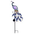 thumbnail image 2 of Peacock Crakle Glass Path Light Imploude Solar Lights Decorative Stake Lights Auto/Off 600 mAh para patio jardín de jardín césped, 2 of 9