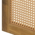 thumbnail image 5 of Northfield Weave Hall Console Table/Desk in Medium Oak Wood Finish, 5 of 7