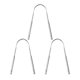 thumbnail image 1 of Stainless Steel Tongue Scraper Kit 3 Pack Stainless Steel Tongue Cleaners For Oral Care Reducing Bad Breath Metal Tongue Cleaning Tool For Adult, 1 of 4