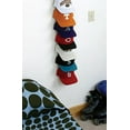 thumbnail image 4 of Perfect Curve Cap Rack36 System – Hat Rack for Baseball Caps | Over Door Organizer | Baseball Cap Organizer | Hat Hangers for closet | Hat Organizer for Wall | 12 clips hold up to 36 caps | Black, 4 of 11