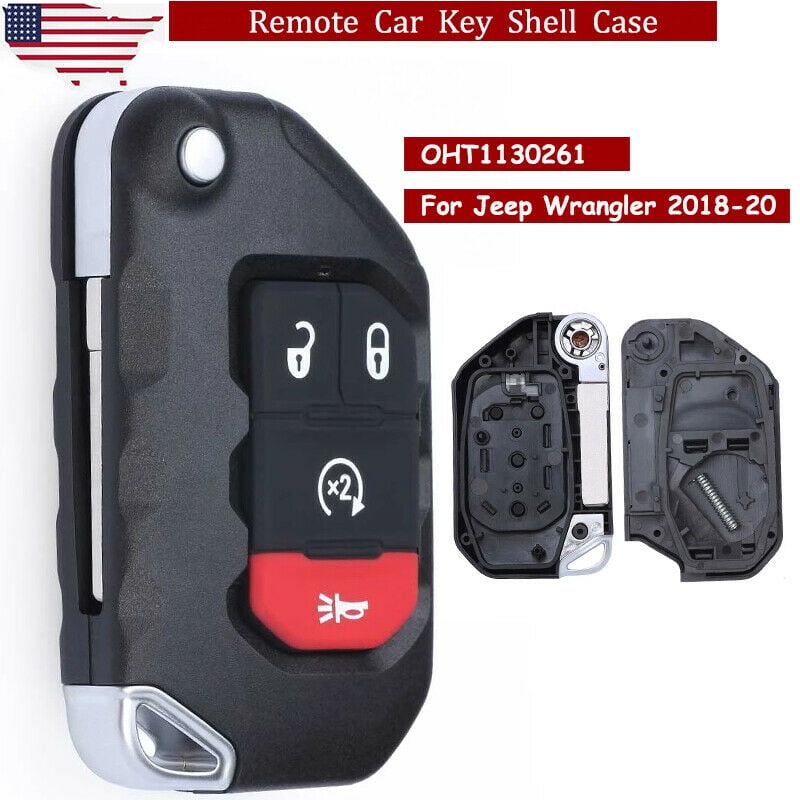for Jeep Wrangler Gladiator 2018-2020 Remote Key Shell Fob OHT1130261 68416784AA for Jeep Wrangler Gladiator 2018-2020 Remote Key Shell Fob OHT1130261 68416784AA