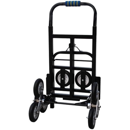 PreAsion Carbon Steel Climbing Stairs Folding Hand Truck Luggage Cart Heavy Duty Transport