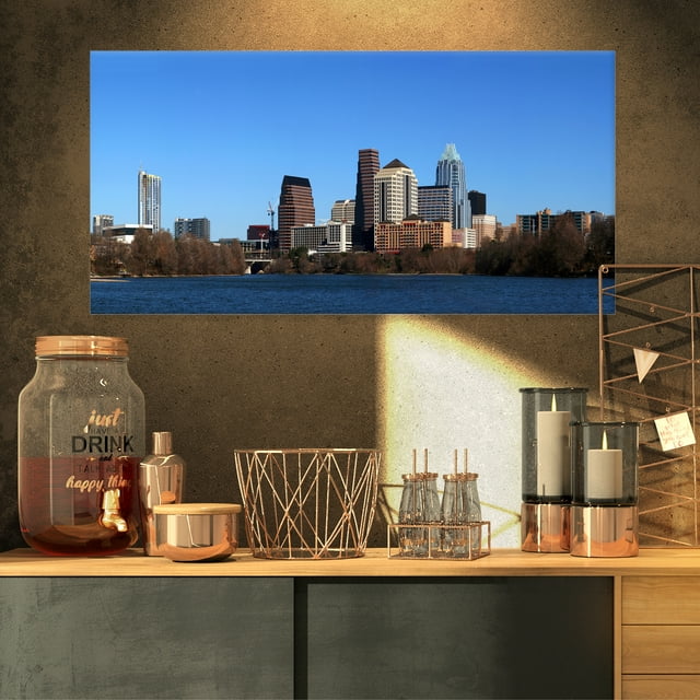 Downtown Texas - Cityscape Photography Canvas Art Print