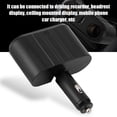 thumbnail image 1 of Adaptador Universal De Cargador Divisor Para Encendedor De Cigarros De 2 Para Automóvil Con Puerto De Carga Rápida USB 12-24V, 1 of 7