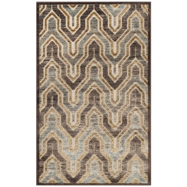 Safavieh Paradise 8' X 11'2" Power Loomed Rug in Creme and Brown