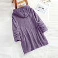 thumbnail image 4 of Sweatshirt for Women Perfect For Daily Wear or Loungewear! Cozy Picks for Every Soft Fabrics XL Purple Sweatshirts, 4 of 5