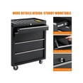 thumbnail image 3 of Bingirl 4 - Drawer Rolling Tool Box with Wheels, Protective Liner, Sliding Drawers, Side Handle, and Lockable Design for Garage, Warehouse, Workshop, and Repair Shop Tool Storage, 3 of 7