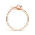 thumbnail image 2 of ANGARA Natural Solitaire Diamond Infinity Knot Ring in 14K Rose Gold for Women (Size-5mm| Color-H| Clarity-SI2) | April Birthstone, Anniversary, Jewelry Gift for Women | Natural Diamond Ring, 2 of 10
