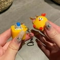 thumbnail image 6 of Chick Keychain Fidget Toy, Clicking Keyboard Stress Reliever, Portable Anxiety Gadget, Fun Sensory Desk Toy for Kids & Adults, 6 of 8