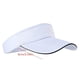 thumbnail image 3 of Visera Universal ajustable de Color sólido para hombre, gorra deportiva para Golf y tenis, gorra transpirable de Color sólido, sombrero para el sol de verano, sombrero de copa vacío, 3 of 3