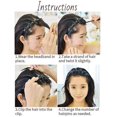 thumbnail image 4 of 2 piezas de diadema con pinzas, horquilla de doble capa, diadema de flequillo doble multicapa, flequillo de peinado de aro para el cabello, diadema hueca tejida, 4 of 5