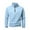 Blue, variant on WILLBEST Hoodies for Men Men Zip Up Hoodie Men Turtleneck Warm Hoodie Autumn and Winter Double with Color Zipper Coat