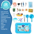 thumbnail image 3 of AGENTLAN Ocean Sensory Bin Ocean Sensory Water Toys con animales marinos para niños pequeños, niños y niñas, juguetes para niños, caja de arena de regalo para años 3 4 5 6 7 8, 3 of 5