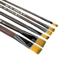 thumbnail image 1 of Ensemble de Pinceaux en Nylon pour Papeterie Acrylique 6 Pcs, 1 of 7