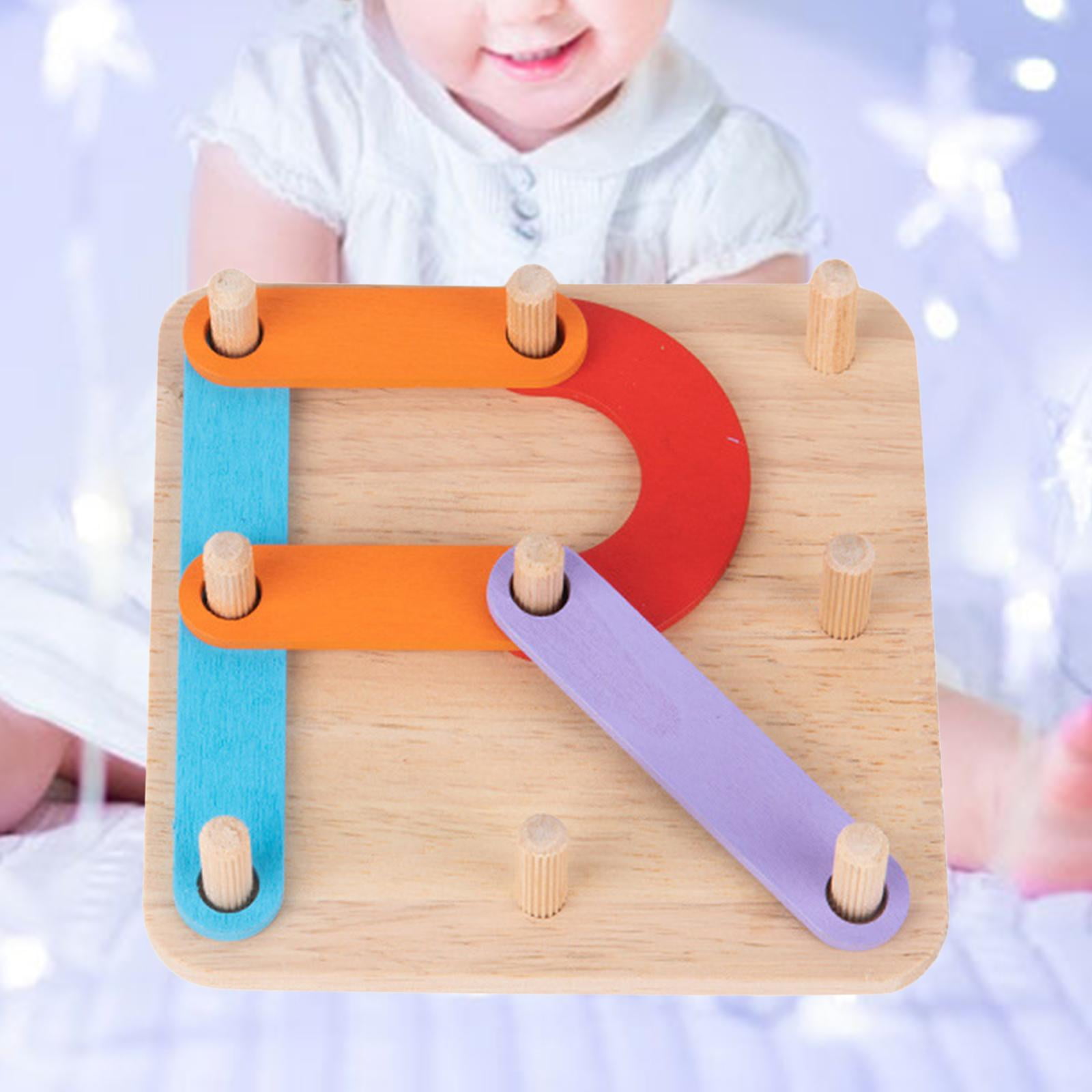 Juguete Montessori De Clasificación De Formas Y Colores De Madera, Seguro Y Educativo, Para Niños De 1 Año En Adelante