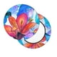 thumbnail image 2 of Balery Bright Flowers Fundas de asiento para taburete de bar redondo de tela de terciopelo ajustables que protegen de arañazos y manchas para sillas de 14 a 17 pulgadas.-13 inch, 2 of 7