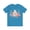 Aqua, variant on Taj Mahal Graphic Tee Unisex Short Sleeve By Vintage Inspired Artwork