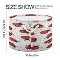 thumbnail image 3 of BZSMCE Decorative Storage Open Bins 20x14in In Ladybugs Art Array Printed, 3 of 6