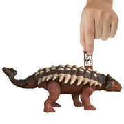 الجوراسي العالم هدير المهاجمين جمع الاطفال Ankylosaurus عمل الشكل، متعدد الألوان، 10.24 × 6.69