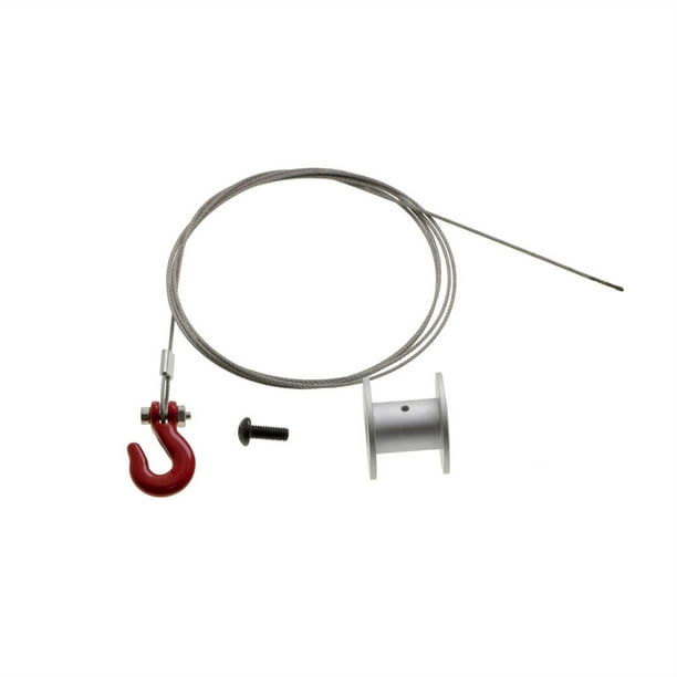 Control remoto Crawnler CABLE TAMBLO TAMBLO TRAILLER TRAILER HOJAJE HOJAJE HITCH MODELO MODELO MODELO MODELO ACCESORIOS DE PIEZAS DE PIEZAS PLATA 1/10 25T kenally FN001160-01