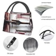 thumbnail image 4 of Yiaed Rustic Door Handle Closeup Print Lunch box lunch bag Portable Insulated Lunch Box for Women Men Cooler Tote Bag with Front Pocket for Work Picnic Travel, 4 of 6