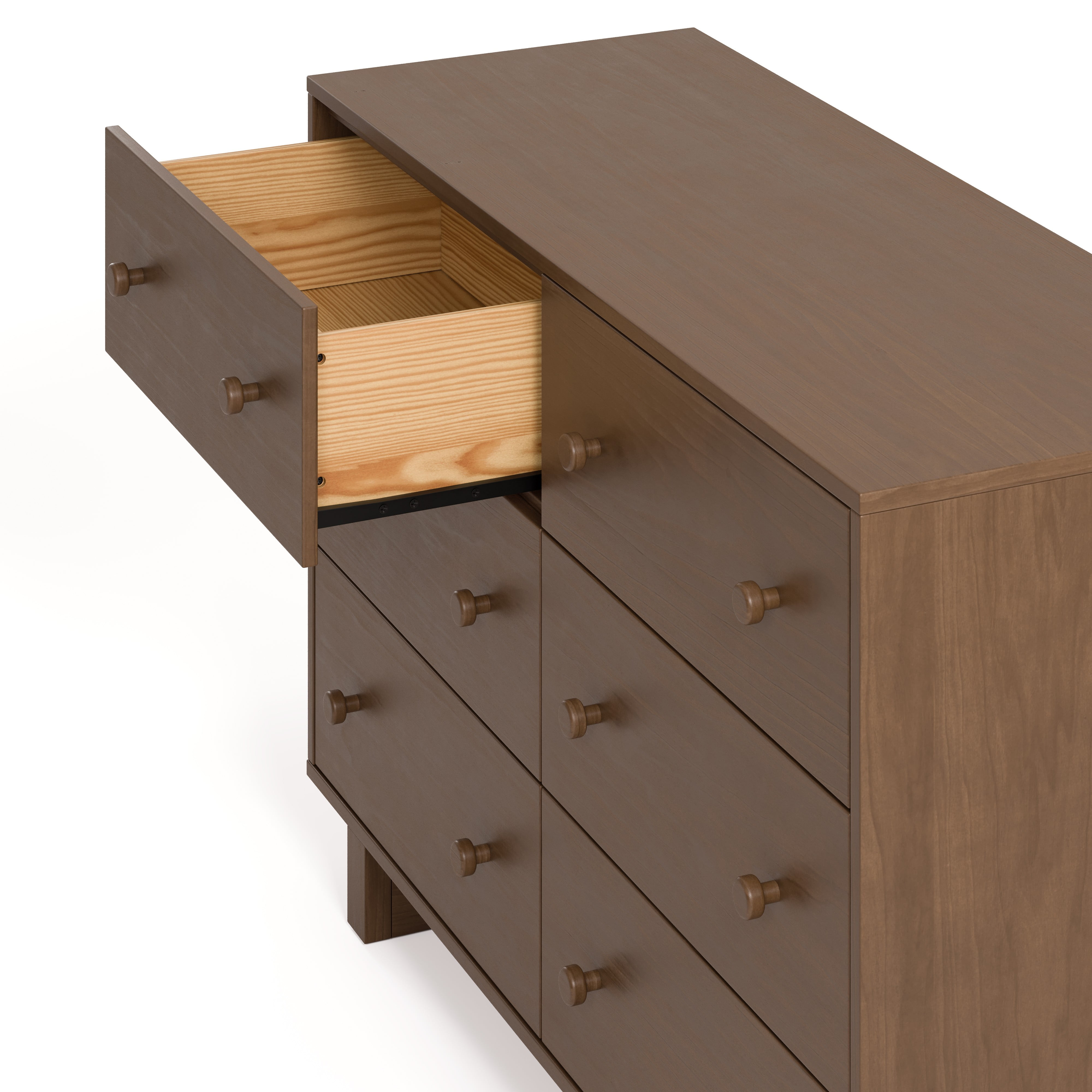 Storkcraft Texas 6 Drawer Dresser, Hazelnut