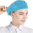 thumbnail image 4 of Yirtree 5pcs Unisex Elastic Chef Hat Kitchen Cooking Chef Cap Food Service Hair Nets, 4 of 7