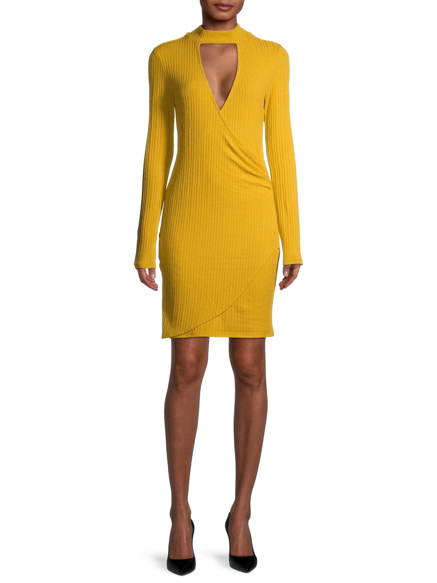 walmart yellow dress