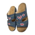 thumbnail image 5 of Amzcrzy Zapatos de mujer,Zapatos de mujer,Zapatillas de mujer, Sandalias de cuña con bordado de flores para mujer, zapatos de verano Sandalias Mujer Zapatillas De Casa, 5 of 5