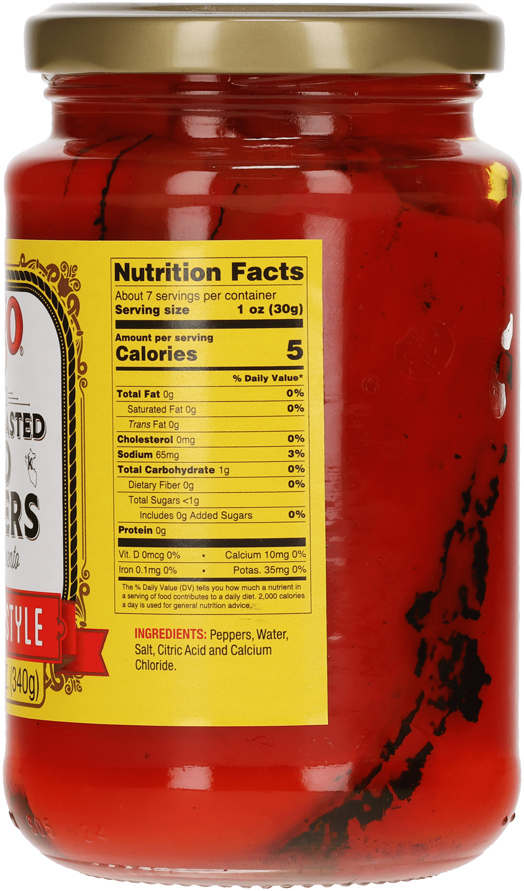 (6 pack) Vigo Foods Flame Roasted Red Peppers, 12 oz, Allergens Not Contained