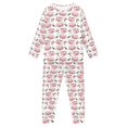 thumbnail image 5 of DISNIMO Pink Pig Pajamas Kids Girls 3/4 Pajama Set for Girls 2 Piece Pjs for Kids Boys Pj Sets for Girls Long Sleeve Pajamas for Girls Kids Loungewear Set Girls Sleepwear, 5 of 7