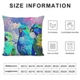 thumbnail image 5 of FUMJ Home Decorative Throw Pillowcases Watercolor Lovely Animal Parrot Cute Birds Patten Cushion Pillow Covers for Outdoor/Indoor Couch Pillows Decor, 5 of 5