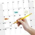 thumbnail image 6 of Wall Calendar 2026 Planner Calendar - Japan Hangable Monthly Wall Calendar with Large Blocks for Organizing & Planning, Academic Schedule, Home, Office & family, Thick & Sturdy Paper (12"x24" Open), 6 of 6