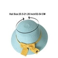 thumbnail image 3 of Odeerbi Clearance Baby Hats Boys Girls Sun Hat Summer Children's Bow Decorated Hat Rope Beach Sun Hat, 3 of 3