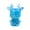 H, variant on Luoshdecor Christmas Crystal Resin Deer Figurine,Holiday Clear Tabletop Animal Stone Statue for Home Office Decoration 2.75 in