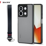 IBMRS [Anti-Scratch Double Coating] For Xiaomi Redmi Note 13 Clear Case, Shockproof Translucent Phone Cover (Camo Black)
