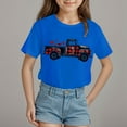 thumbnail image 2 of Godom Girls' Tees Short Sleeve Quick Dry T-Shirts Summer Tops Basic Tees, 2 of 4