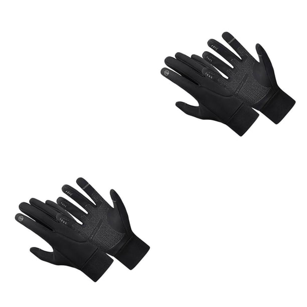 Yuarrent Guante deportivo para bicicleta, manopla a prueba de viento, guantes de montar portátiles, manoplas antideslizantes con pantalla táctil, L 2piezas Yuarrent CBP585358
