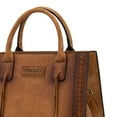 thumbnail image 4 of Wrangler Tote Bag for Women Western Cowhide Purse and Wallet Set, Light Brown, 4 of 7