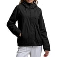 thumbnail image 2 of Windbreaker Jacket Women Men Fall Outdoor Windproof Waterproof Lightweight Breathable Zip Up Hooded Rain Jackets, 2 of 7