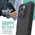 thumbnail image 2 of Smartish® iPhone 16 Pro Protective Magnetic Case - Gripzilla Compatible with MagSafe [Rugged + Tough] Heavy Duty Armor Slim Cover w/ Drop Tested Protection for Apple iPhone 16 Pro - Black Tie Affair, 2 of 6