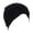 Black, variant on Headbands for Women Beaded Ruffle Spliced Muslim Chemo Elastic Wrap Cap Womens Headbands