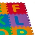 thumbnail image 2 of Hey! Play!  Kids 26-Piece Interlocking Non-Toxic Foam Puzzle Play Mat with Alphabet and Numbers Learning Toy Multicolor, 2 of 6