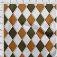 thumbnail image 4 of oneOone Polyester Spandex Brown Fabric Argyle Sewing Craft Projects Fabric Prints By Yard 56 Inch Wide, 4 of 4