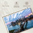 thumbnail image 6 of Elephant Stock New York Last Light Wall Art - Horizontal Canvas Wall Art - Living Room Wall Decor - Places Canvas - Purple And Brown Decor By Matteo Colombo - 39" x 26", 6 of 8