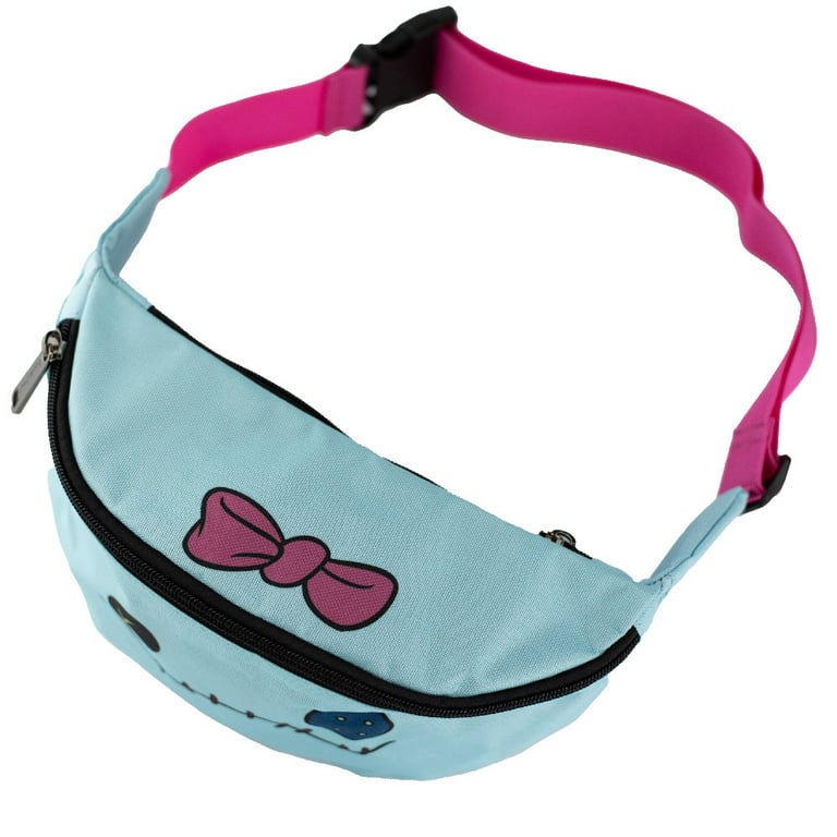 Buckle-Down Disney Bag, Fanny Pack, Lilo and Stitch, Stitch Expressions Wave Striping, Multi Color, Canvas, Adult Unisex, Size: One Size