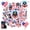 4A-35pcs, variant on 35pcs Patriotic Stickers Stationery Stickers Decorative Eagle Stickers Teacher Reward Stickers Funny Stickers for Laptops Suitcases