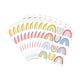 thumbnail image 1 of Calcomanías de pared de multicolores con dibujos animados, 10 hojas para habitación infantil, guardería, aula, decoración DIY., 1 of 7