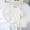 thumbnail image 4 of 1st Birthday Outfit Boy Toddler Boys Clothes Baby Outfit Sets Summer Dinosuar Set Teen Clothes Beige 2-3 Years, 4 of 4
